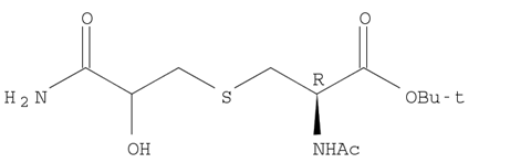 N-Acetyl-S-(3-amino-2-hydroxy-3-oxopropyl)-L-cysteine-1,1-dimethylethyl Ester